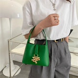 Shoulder Bag Handbags Chain Strap Crossbody Bags For Women Solid Pu Leather Lady