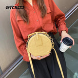 Small Round Bag Mini Messenger Handbag Phone Shoulder Bag
