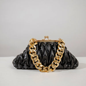 Quilted Mini Crossbody Handbag for Women, Solid Color Shoulder Bag