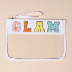 Embroidered Nylon Cosmetic Bag Ladies Waterproof Storage Bag