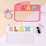Embroidered Nylon Cosmetic Bag Ladies Waterproof Storage Bag