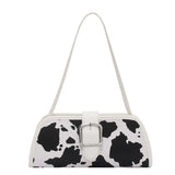 Striped Women Handbags European Leather Ladies Shoulder Bags