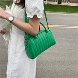 Striped Women Handbags Shoulder Totes Bag Casual Large-capacity Handle Bag