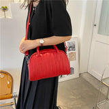 Striped Women Handbags Shoulder Totes Bag Casual Large-capacity Handle Bag