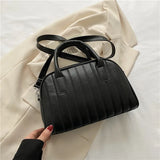 Striped Women Handbags Shoulder Totes Bag Casual Large-capacity Handle Bag