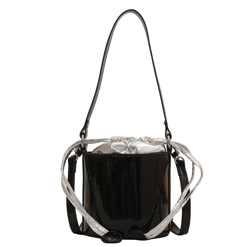 Colorful Drawstring Bucket Handbag for Women