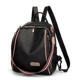 High Youth Leather Backpack for Teenage Girls with Tassel