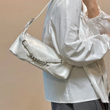 High-End Shoulder Bag Women's Niche Personality All-Match Handbags Chain Wallet