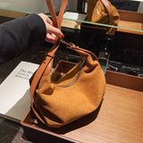 PU Leather Underarm Shoulder Bag for Women High Capacity Tote Bag