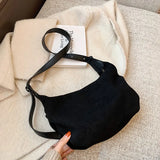 PU Leather Underarm Shoulder Bag for Women High Capacity Tote Bag