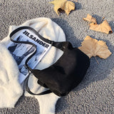 PU Leather Underarm Shoulder Bag for Women High Capacity Tote Bag