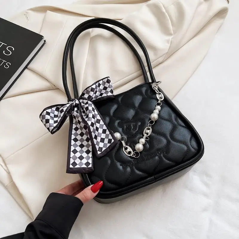 Casual Solid Shoulder Bag for Women, Versatile Mobile Handbag