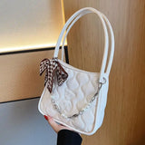 Casual Solid Shoulder Bag for Women, Versatile Mobile Handbag