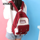 Waterproof Women Backpack Set Students Shoulder Bags Lady Backpack Junior High G