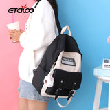 Waterproof Women Backpack Set Students Shoulder Bags Lady Backpack Junior High G