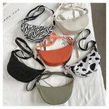 Women's Wind Vane Shoulder Bag Big Capacity Nylon Dumpling Bag