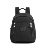 Waterproof Nylon Woman Backpack Soft Solid Multi-Pocket Travel Bag