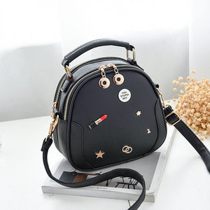 Women Bag Ladies Handbag Girl Crossbody Bag Pu Leather Causal Classic Tote Purse