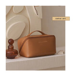 Women Cosmetic Bag PU Leather Waterproof Makeup Pouch