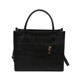 Retro Stone Pattern Shoulder Bags Solid Tote Crossbody Bags Casual Bags