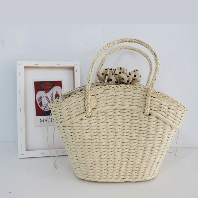 Women Hobos Beach Bag Shoulder Bag Straw Bag Lady Girls Handbags