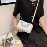 Chain Handle Women Shoulder Bag Messenger Small Square Bag Handbags