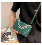 Chain Handle Women Shoulder Bag Messenger Small Square Bag Handbags