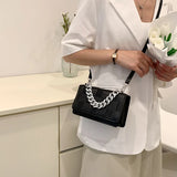 Chain Handle Women Shoulder Bag Messenger Small Square Bag Handbags