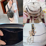 Women's PU Leather Backpack Casual Ladies Shoulder Bag Small Schoolbag