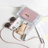 Women's Crossbody Bag, Versatile Transparent Printing Shoulder Bag