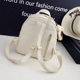 Women's PU Student Mother Backpack for Child