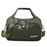 Women's Oxford Shoulder Bag Large Capacity Tote Bag with 10 Pockets