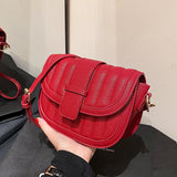 Women's Nubuck Pu Leather Saddle Bag Daily Crossbody