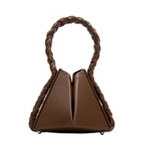 Large Capacity Tote Shoulder Bag Folding Magnetic Buckle Bucket Bag