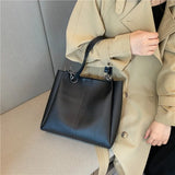Women's Large Capacity Shoulder Bag Tote Bucket Bag