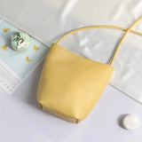 Women's Large Capacity Tote Bucket Bag Magnetic Button Diagonal Bag