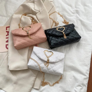 Women's Leather Embroidered Crossbody Bag Small Messenger Handbag