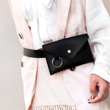 Women's Shoulder Crossbody Bag PU Messenger Chest Fanny Pack