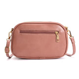 Square Leather Messenger Bag for Women High Quality Single Crossbody Bag
