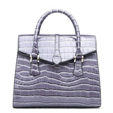 Female Crocodile Pattern PU Leather Handbag Shoulder Bag