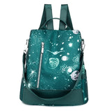Waterproof Starry Sky Women Backpack Anti-theft School Bags
