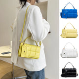 Green Leather Crossbody Shoulder Bag for Women