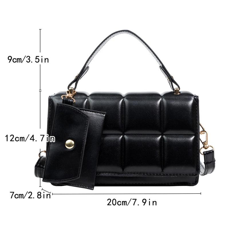 Green Leather Crossbody Shoulder Bag for Women