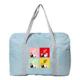 Foldable Travel Bag Ladies Large Capacity Pattern Luggage Bag Waterproof