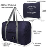 Nylon Travel Bag Large Capacity Tote Duffel for Lady & Men