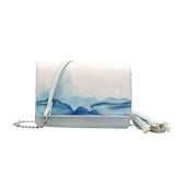 Chinese Style Mini Shoulder Messenger Bag Fringe Small Square Bag