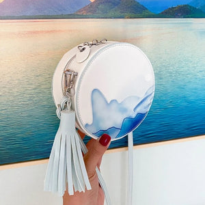 Chinese Style Mini Shoulder Messenger Bag Fringe Small Square Bag