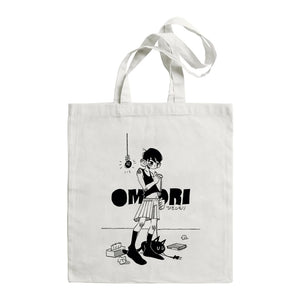 Omori Canvas Shoulder Bag Women, Cotton Fabric Handbag Tote for Girls