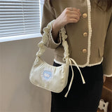 Pleated Handbag Women's Shoulder Bag Diagonal Bag