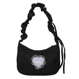 Pleated Handbag Women's Shoulder Bag Diagonal Bag